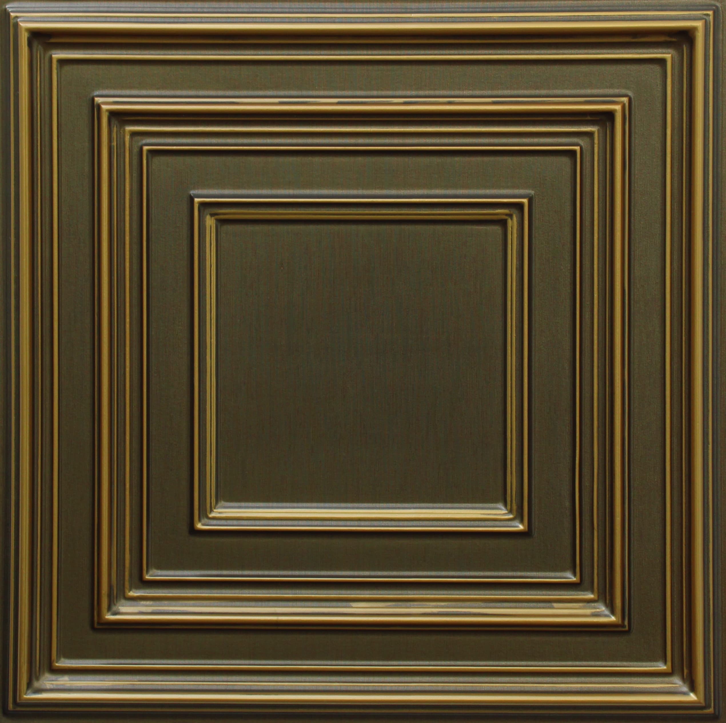N102 Antique Brass panel
