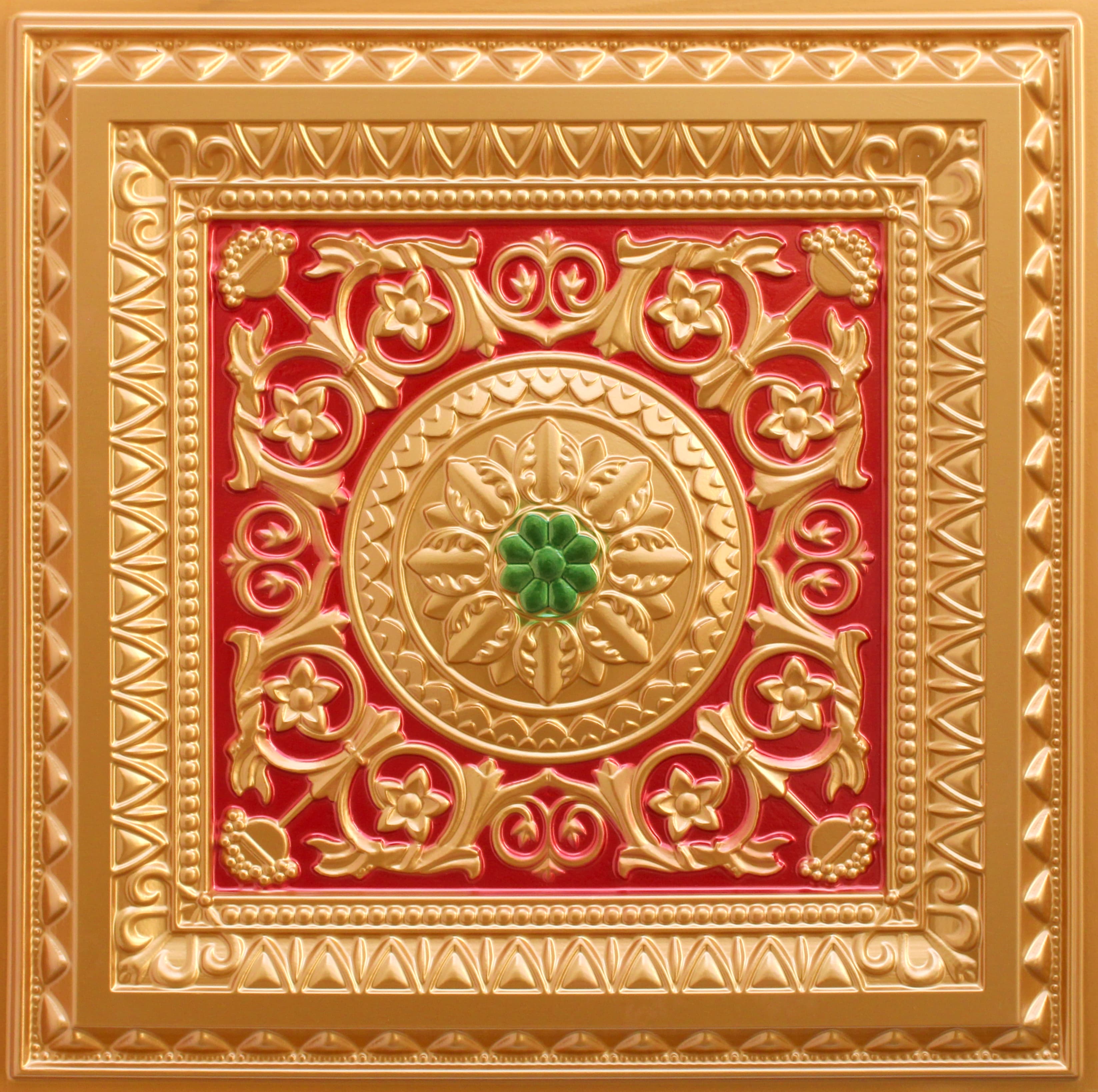 N104 Gold - Green - Red panel