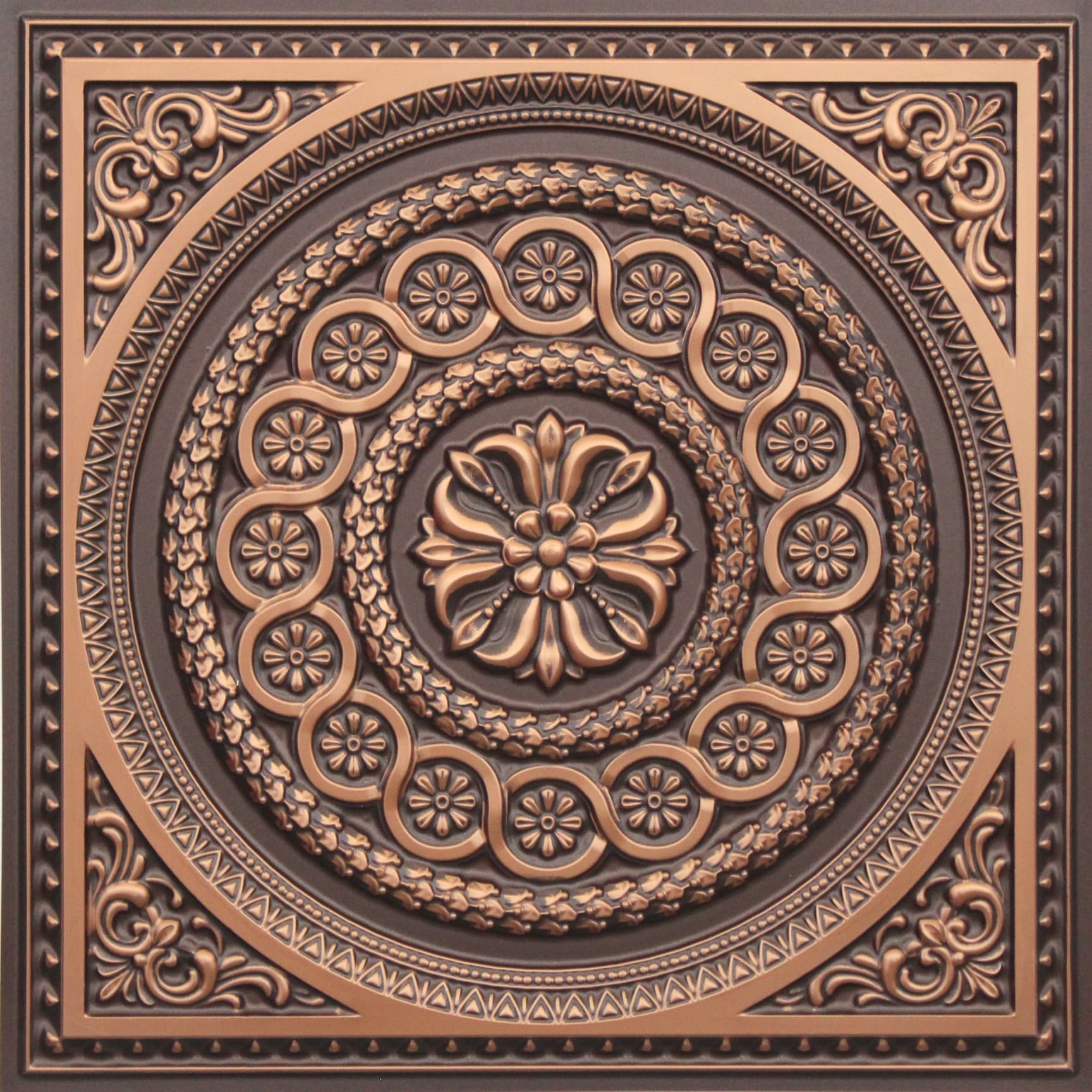 N117 Antique Copper panel